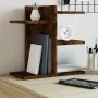 Smoked oak desktop organizer 42x21.5x42 cm by , Classification and organization - Ref: Foro24-848070, Price: 24,39 €, Discoun...