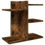 Smoked oak desktop organizer 42x21.5x42 cm by , Classification and organization - Ref: Foro24-848070, Price: 24,39 €, Discoun...