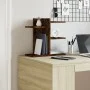 Smoked oak desktop organizer 42x21.5x42 cm by , Classification and organization - Ref: Foro24-848070, Price: 24,39 €, Discoun...
