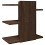 Wooden engineering desktop organizer brown 42x21.5x42 cm by , Classification and organization - Ref: Foro24-848072, Price: 25...