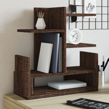 Wooden engineering desktop organizer brown 49x20x52.5 cm by , Classification and organization - Ref: Foro24-848079, Price: 42...