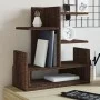 Wooden engineering desktop organizer brown 49x20x52.5 cm by , Classification and organization - Ref: Foro24-848079, Price: 41...