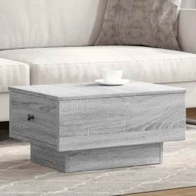 Mesa de centro madera contrachapada gris Sonoma 60x45x31 cm de , Mesas de centro - Ref: Foro24-848085, Precio: 69,99 €, Descu...