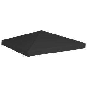 Toldo de cenador 270 g/m² 3x3 m negro