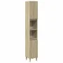 3-piece bathroom furniture set made of Sonoma oak plywood. by , Bathroom furniture - Ref: Foro24-3307669, Price: 171,17 €, Di...