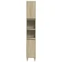 3-piece bathroom furniture set made of Sonoma oak plywood. by , Bathroom furniture - Ref: Foro24-3307669, Price: 171,17 €, Di...