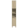 Set de muebles de baño 3 pzas madera contrachapada roble Sonoma de , Muebles de baño - Ref: Foro24-3307669, Precio: 182,33 €,...