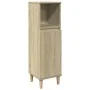 3-piece bathroom furniture set made of Sonoma oak plywood. by , Bathroom furniture - Ref: Foro24-3307669, Price: 171,17 €, Di...
