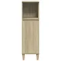 3-piece bathroom furniture set made of Sonoma oak plywood. by , Bathroom furniture - Ref: Foro24-3307669, Price: 171,17 €, Di...
