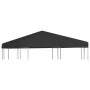 Gazebo awning 270 g/m² 3x3 m black by vidaXL, Covers for tents and gazebos - Ref: Foro24-312078, Price: 61,71 €, Discount: %