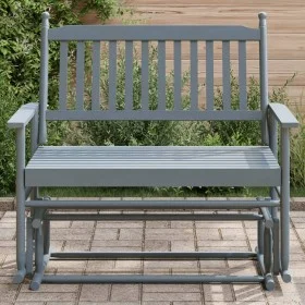 Sliding solid poplar wood bench 118x70x104.5 cm by , Rocking chairs - Ref: Foro24-4008869, Price: 157,58 €, Discount: %