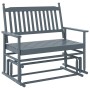 Massive Rutschbank aus grauer Pappelholz 118x70x104,5 cm. von , Schaukelstühle - Ref: Foro24-4008869, Preis: 123,94 €, Rabatt: %