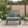 Sliding solid poplar wood bench 118x70x104.5 cm by , Rocking chairs - Ref: Foro24-4008869, Price: 157,58 €, Discount: %