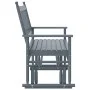Sliding solid poplar wood bench 118x70x104.5 cm by , Rocking chairs - Ref: Foro24-4008869, Price: 157,58 €, Discount: %