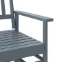 Sliding solid poplar wood bench 118x70x104.5 cm by , Rocking chairs - Ref: Foro24-4008869, Price: 157,58 €, Discount: %