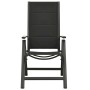 Sillas plegables de jardín 2 uds textileno aluminio negro de vidaXL, Sillas de jardín - Ref: Foro24-312189, Precio: 189,03 €