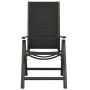 Sillas plegables de jardín 2 uds textileno aluminio negro de vidaXL, Sillas de jardín - Ref: Foro24-312189, Precio: 188,45 €,...