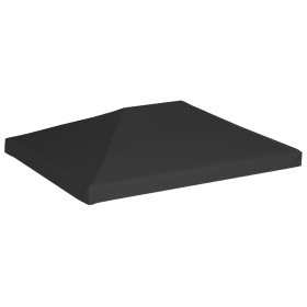 Toldo de cenador 270 g/m² 4x3 m negro