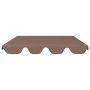 Brown garden swing replacement canopy 150/130x105/70 cm by vidaXL, Covers for tents and gazebos - Ref: Foro24-312108, Price: ...