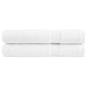 Saunatücher 2 Stück 100% Baumwolle weiß 80x200 cm 600 g/m² von , Handtücher - Ref: Foro24-137136, Preis: 45,83 €, Rabatt: %