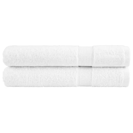 Toallas de sauna 2 uds 100% algodón blanco 80x200 cm 600 gsm de , Toallas - Ref: Foro24-137136, Precio: 45,83 €, Descuento: %