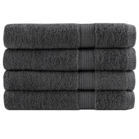 Sauna towels 4 pcs 100% cotton anthracite 80x200 cm 600 gsm by , Towels - Ref: Foro24-137169, Price: 89,32 €, Discount: %