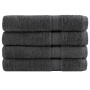 Saunatücher 4 Stk. 100% Baumwolle Anthrazit 80x200 cm 600 g/m² von , Handtücher - Ref: Foro24-137169, Preis: 89,32 €, Rabatt: %