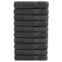 Premium-Handtücher, 10 Stück, 100% Baumwolle, Anthrazit, 100x200 cm, 600 g/m². von , Handtücher - Ref: Foro24-137174, Preis: ...