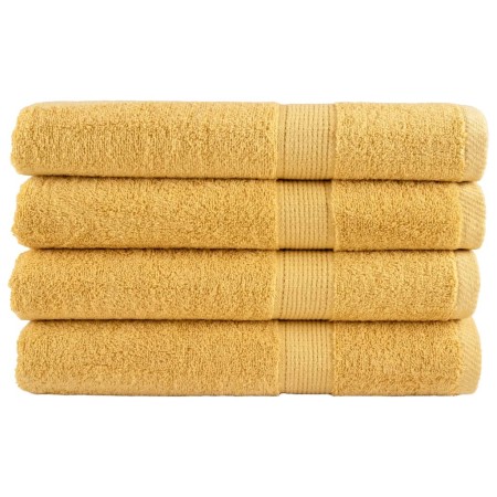 Toallas de sauna 4 uds 100% algodón azul 80x200 cm 600 gsm de , Toallas - Ref: Foro24-137291, Precio: 89,15 €, Descuento: %