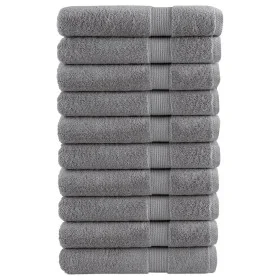 Saunatücher 10 Stück 100% Baumwolle grau 80x200 cm 600 g/m² von , Handtücher - Ref: Foro24-137316, Preis: 197,27 €, Rabatt: %