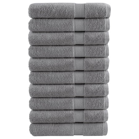 Saunatücher 10 Stück 100% Baumwolle grau 80x200 cm 600 g/m² von , Handtücher - Ref: Foro24-137316, Preis: 201,14 €, Rabatt: %