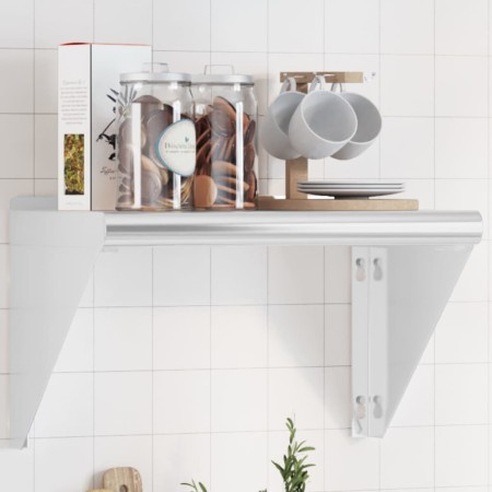 Edelstahl-Wandregal in Silber, 50x30x31 cm. von , Regale und Regale - Ref: Foro24-30277, Preis: 62,68 €, Rabatt: %
