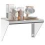 Edelstahl-Wandregal in Silber, 50x30x31 cm. von , Regale und Regale - Ref: Foro24-30277, Preis: 62,68 €, Rabatt: %