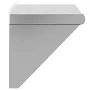Estante de pared de acero inoxidable plateado 50x30x31 cm de , Estantes y estanterías - Ref: Foro24-30277, Precio: 61,13 €, D...