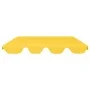 Replacement canopy for garden swing yellow 188/168x145/110 cm by vidaXL, Covers for tents and gazebos - Ref: Foro24-312091, P...