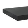 Wandregale 2 Stück Edelstahl schwarz 100x23,5x3 cm von , Regale und Regale - Ref: Foro24-30289, Preis: 46,86 €, Rabatt: %