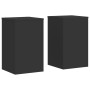 Soportes de plantas 2 uds madera ingeniería negro 30x30x50 cm de , Soportes para macetas - Ref: Foro24-852916, Precio: 46,15 ...