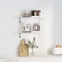 Shelf brackets 4 pcs stainless steel silver 15x2.5x11.5 cm by , Shelves and shelves - Ref: Foro24-30296, Price: 16,07 €, Disc...