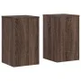 Soportes de plantas 2 uds madera marrón roble 30x30x50 cm de , Soportes para macetas - Ref: Foro24-852921, Precio: 51,61 €, D...