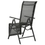 Silla de jardín reclinables 2 uds textileno aluminio negro de vidaXL, Sillas de jardín - Ref: Foro24-312195, Precio: 174,63 €...