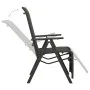 Silla de jardín reclinables 2 uds textileno aluminio negro de vidaXL, Sillas de jardín - Ref: Foro24-312195, Precio: 174,63 €...