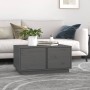 Couchtisch aus massivem grauem Kiefernholz, 80 x 50 x 40 cm von vidaXL, Couchtisch - Ref: Foro24-814421, Preis: 68,35 €, Raba...
