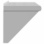 Edelstahl-Wandregal in Silber 75x30x31 cm von , Regale und Regale - Ref: Foro24-30275, Preis: 54,89 €, Rabatt: %