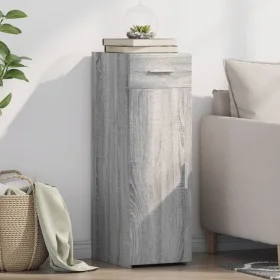 Engineered wood sideboard in Sonoma grey, 30x42.5x93 cm by , Sideboards - Ref: Foro24-846276, Price: 69,31 €, Discount: %