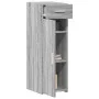 Engineered wood sideboard in Sonoma grey, 30x42.5x93 cm by , Sideboards - Ref: Foro24-846276, Price: 69,31 €, Discount: %
