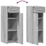 Engineered wood sideboard in Sonoma grey, 30x42.5x93 cm by , Sideboards - Ref: Foro24-846276, Price: 69,80 €, Discount: %