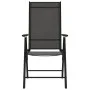 Klappbare Gartenstühle 6 Einheiten aus schwarzem Textilene von vidaXL, Gartenstühle - Ref: Foro24-312179, Preis: 294,79 €, Ra...