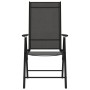 Sillas de jardín plegables 6 unidades textilene negro de vidaXL, Sillas de jardín - Ref: Foro24-312179, Precio: 298,85 €