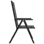 Sillas de jardín plegables 6 unidades textilene negro de vidaXL, Sillas de jardín - Ref: Foro24-312179, Precio: 298,85 €