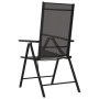 Sillas de jardín plegables 6 unidades textilene negro de vidaXL, Sillas de jardín - Ref: Foro24-312179, Precio: 298,85 €